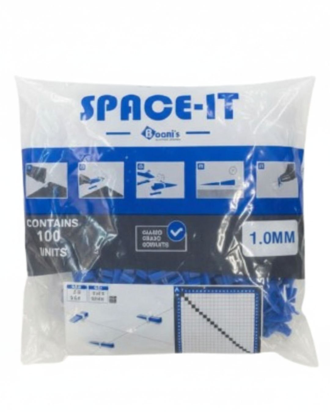 LEVELING CLIPS 1.0MM