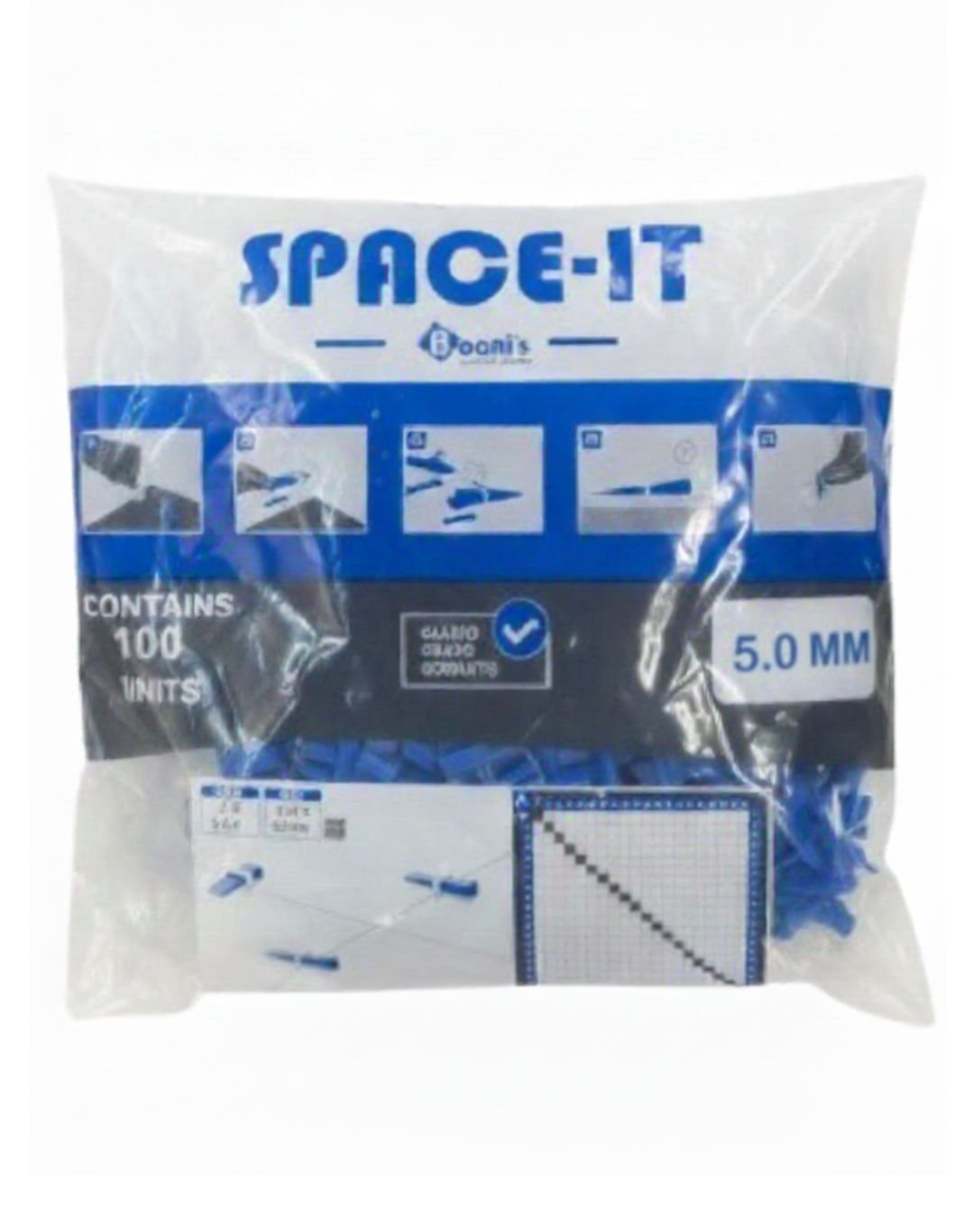 OUTDOOR LEVELING CLIPS 5.0MM