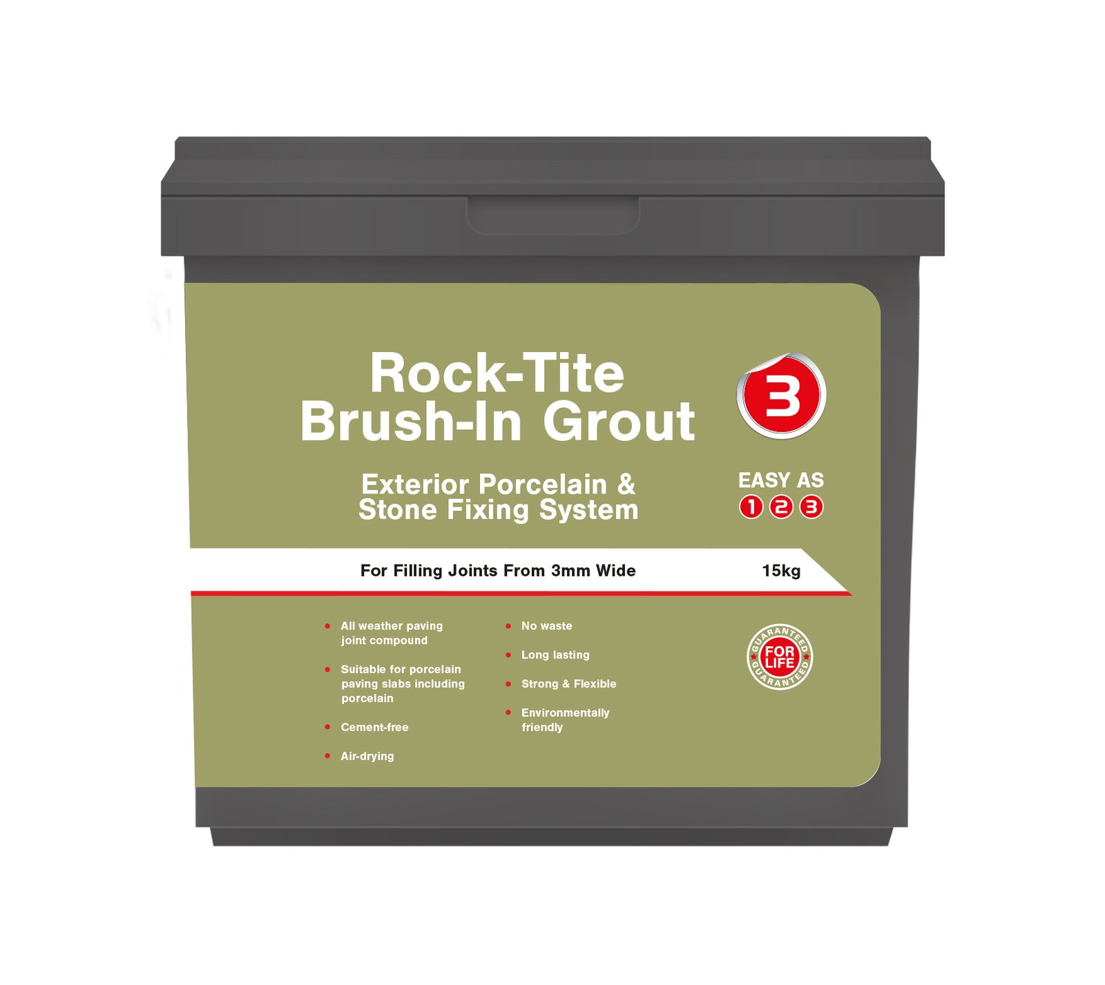 Rock-Tite Brush-In Grout